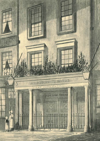 The Sans Pareil was renamed as the Adelphi Theatre