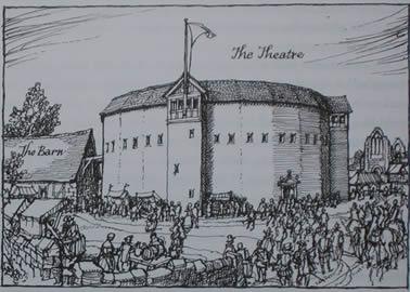 The first permanent theatre was built