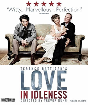 Love in Idleness transfers to the Apollo Theatre