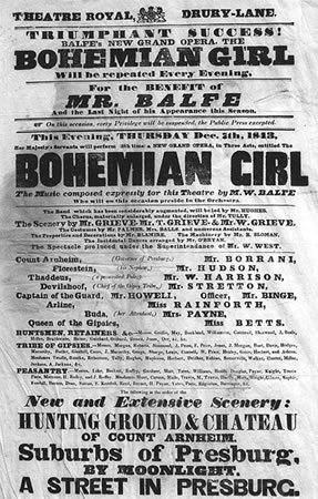 The Bohemian Girl opens
