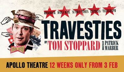 Tom Hollander stars in Travesties