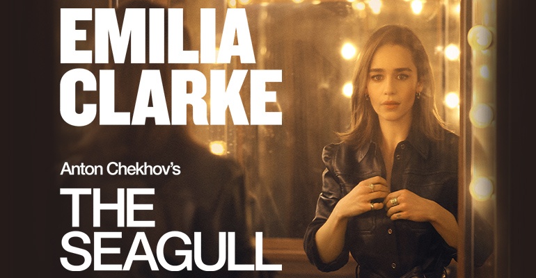 Affiche The Seagull avec Emilia Clark dans le rôle de Nina