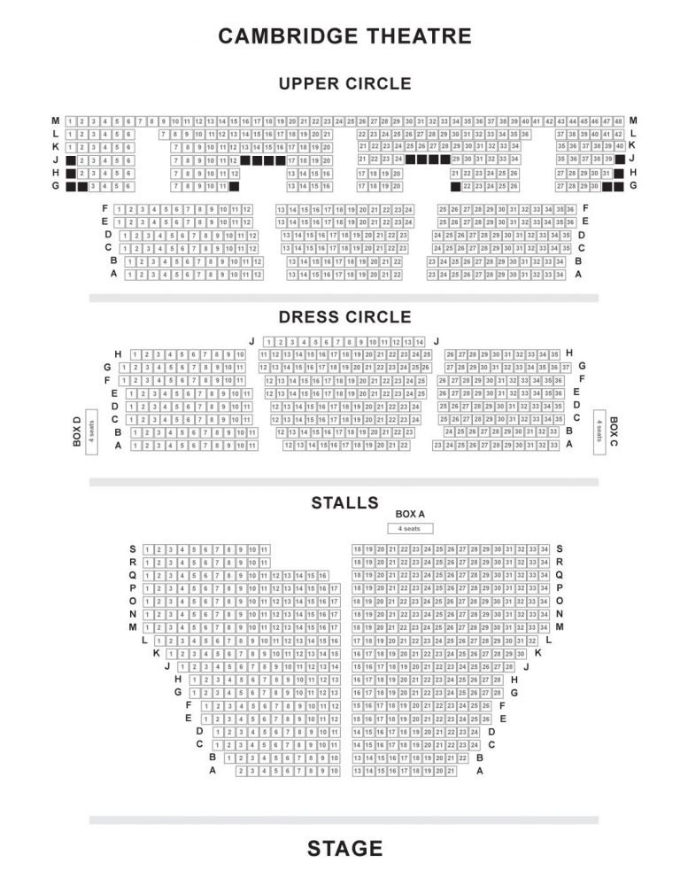 Gielgud Theatre Dress Circle View From Seat | London | SeatPlan