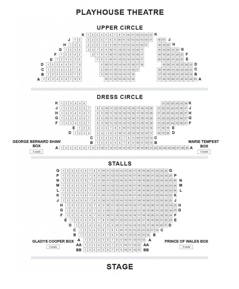10++ Seating layout edinburgh playhouse